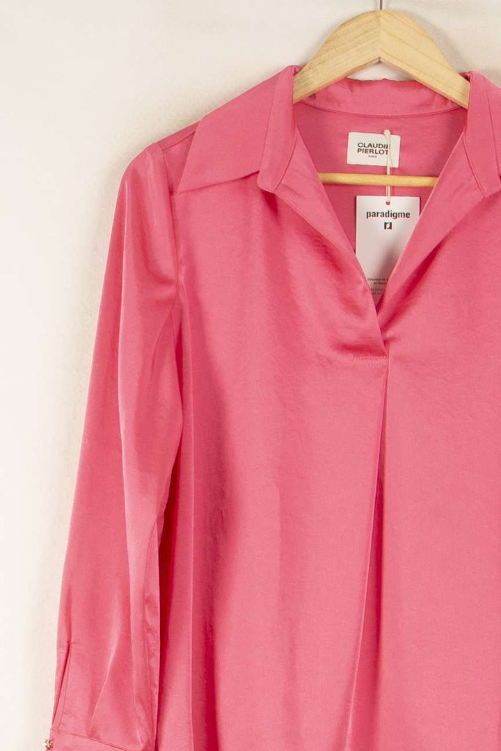 Blouse Rose - Taille M/38 de la marque Claudie Pierlot | PARAD49737 - Vendu par Paradigme - Image 3