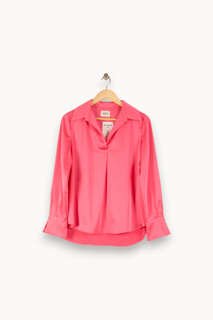 Blouse Rose - Taille M/38 de la marque Claudie Pierlot | PARAD49737 - Vendu par Paradigme - Image 2
