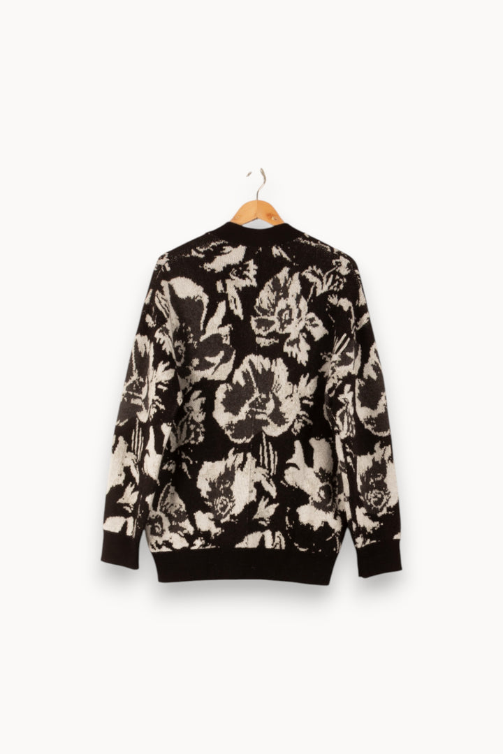Cardigan Noir et Blanc - Taille S/36 de la marque The Kooples | PARAD49742 - Vendu par Paradigme - Image 4