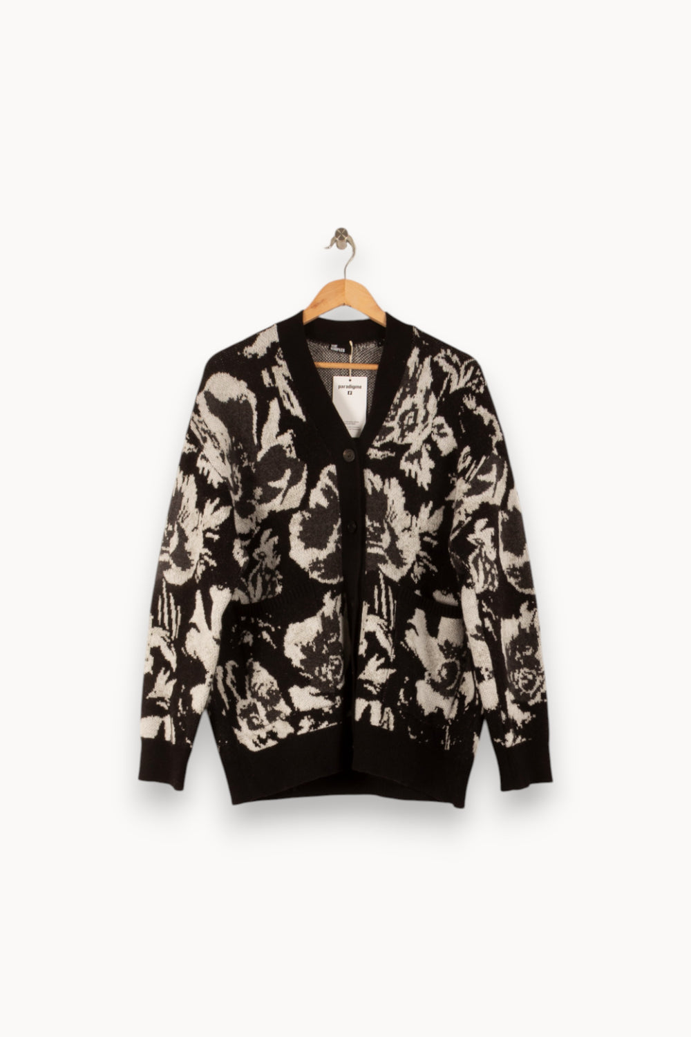 Cardigan Noir et Blanc - Taille S/36 de la marque The Kooples | PARAD49742 - Vendu par Paradigme - Image 2