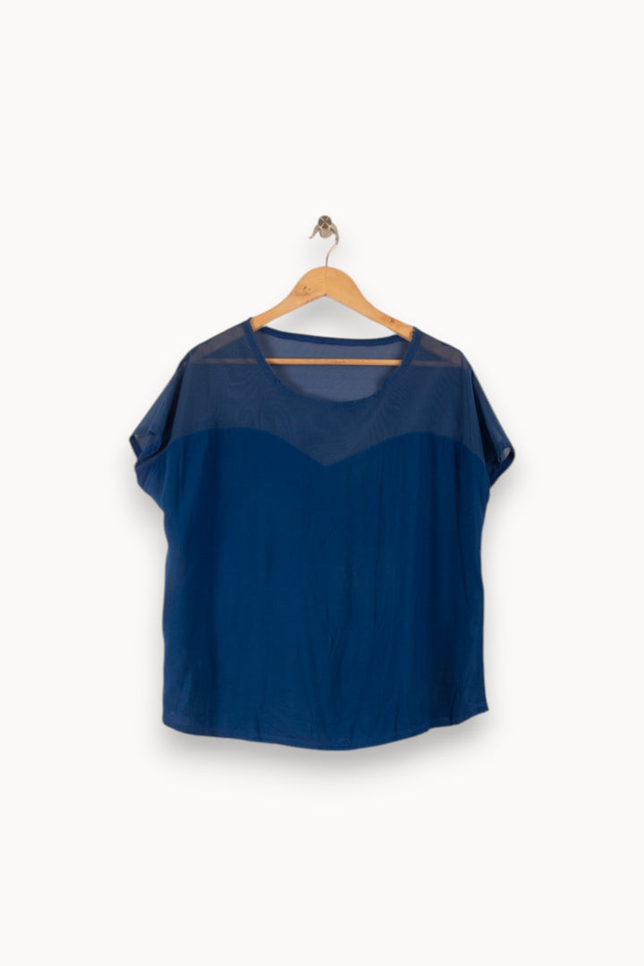 Blouse Bleue - Taille S/36 de la marque Karma Koma | PARAD49754 - Vendu par Paradigme - Image 2