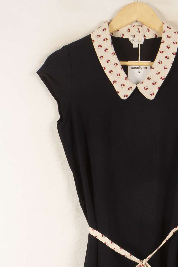 Robe Courte Noire et Blanche - Taille M/38 de la marque Pablo | PARAD49756 - Vendu par Paradigme - Image 3