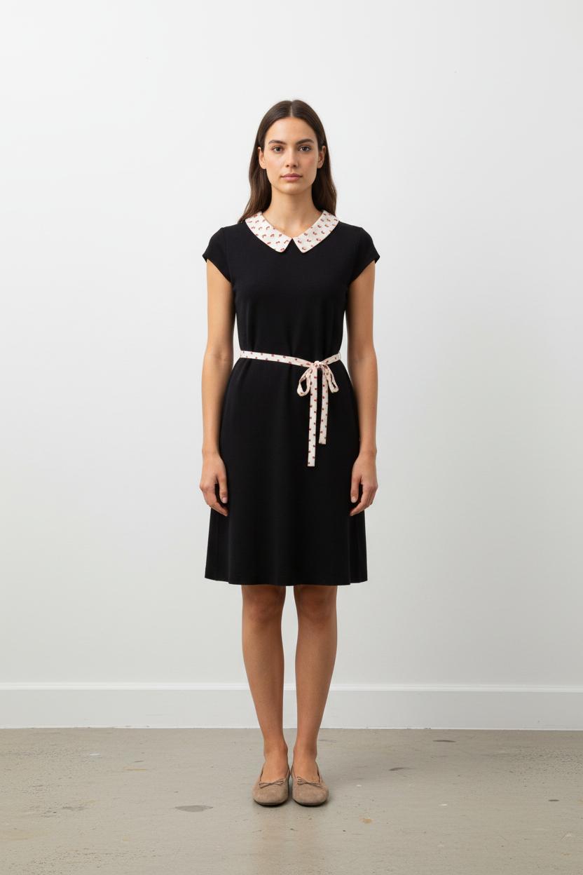 Robe Courte Noire et Blanche - Taille M/38
