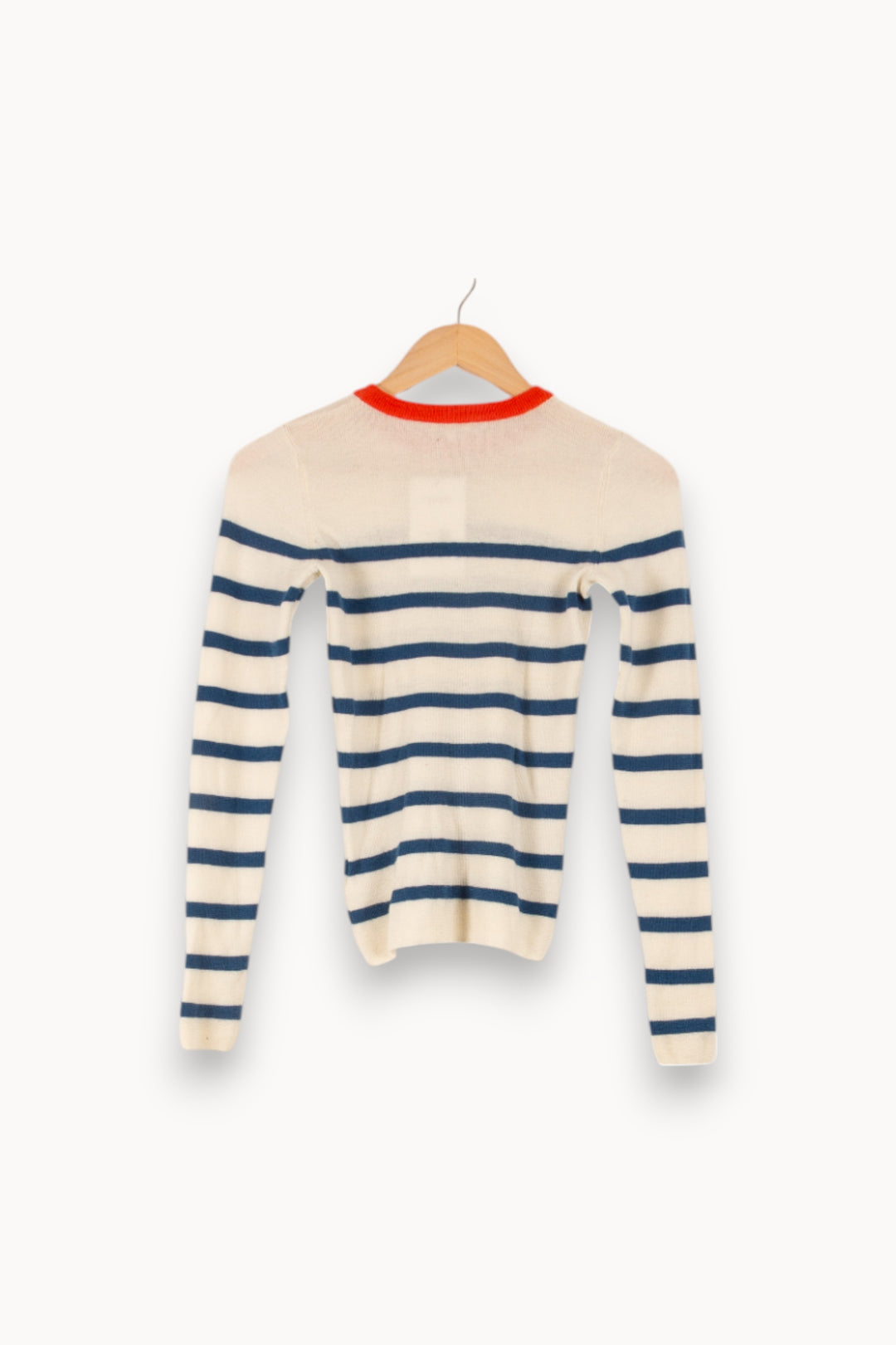 Marinière Blanc et Bleu - Taille M/38 de la marque Manoush | PARAD49777 - Vendu par Paradigme - Image 4