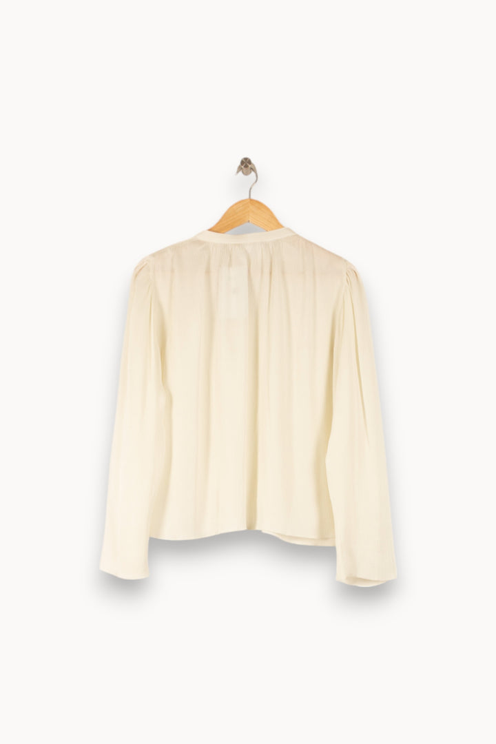 Blouse Blanche - Taille XS/34 de la marque ba&sh | PARAD49790 - Vendu par Paradigme - Image 4