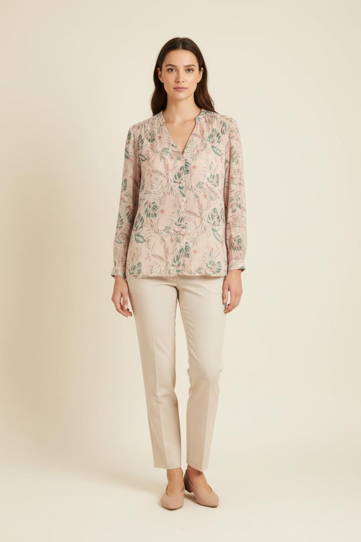 Blouse Rose et Verte - Taille XL/42 de la marque IKKS | PARAD49794 - Vendu par Paradigme - Image 1