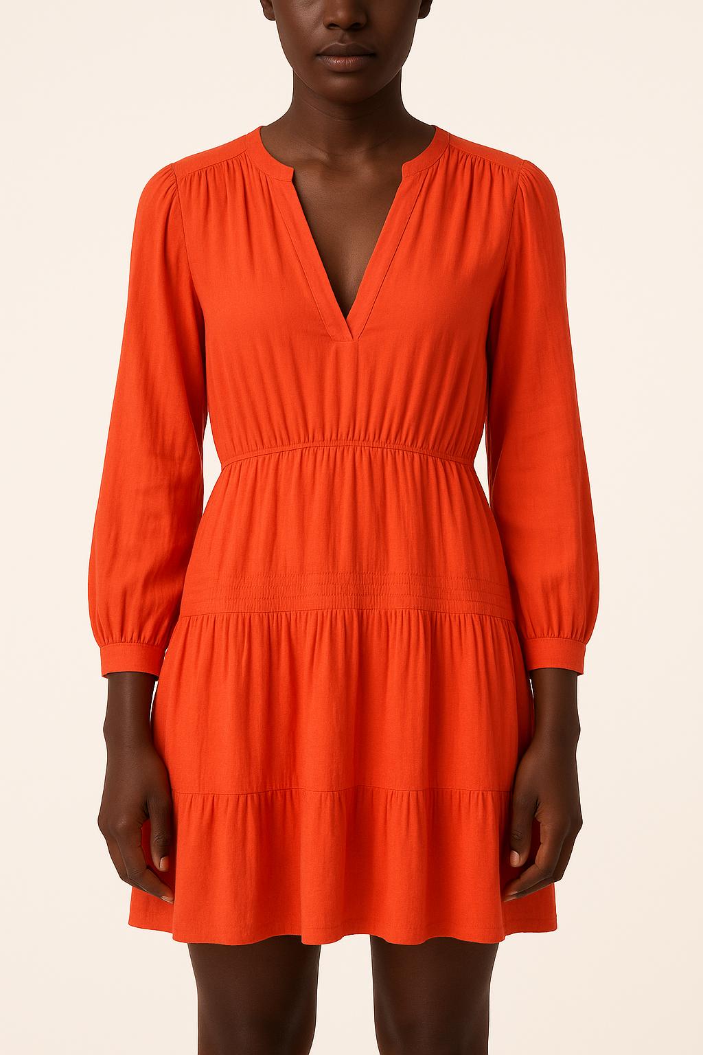 Robe Courte Rouge - Taille L/40 de la marque ba&sh | PARAD49803 - Vendu par Paradigme - Image 1