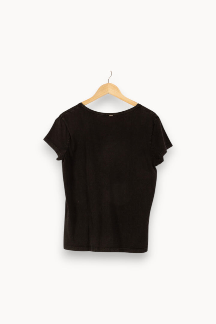 Tee-shirt Noir - Taille L/40 de la marque IKKS | PARAD49806 - Vendu par Paradigme - Image 4