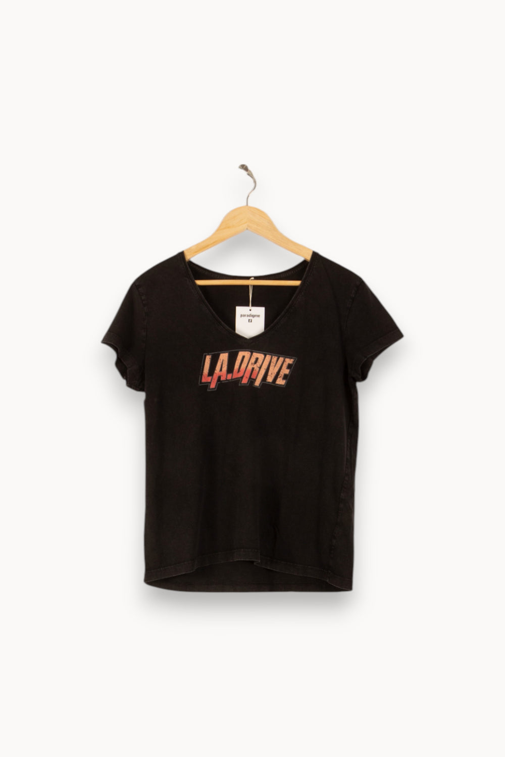 Tee-shirt Noir - Taille L/40 de la marque IKKS | PARAD49806 - Vendu par Paradigme - Image 2