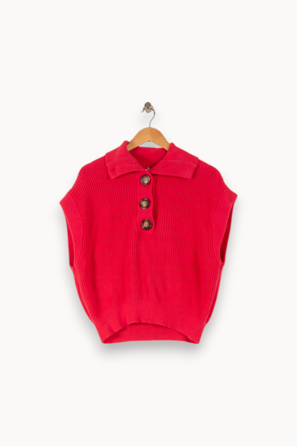 Pull Sans Manches Rose - Taille XS/34 de la marque Bérénice | PARAD49811 - Vendu par Paradigme - Image 2