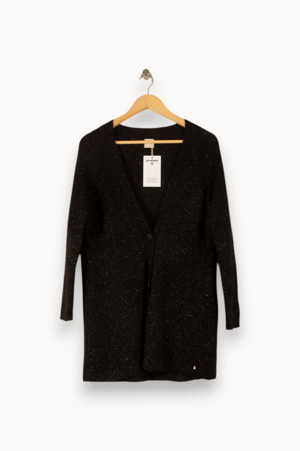 Cardigan Noir - Taille S/36 de la marque Des petits hauts | PARAD49812 - Vendu par Paradigme - Image 2