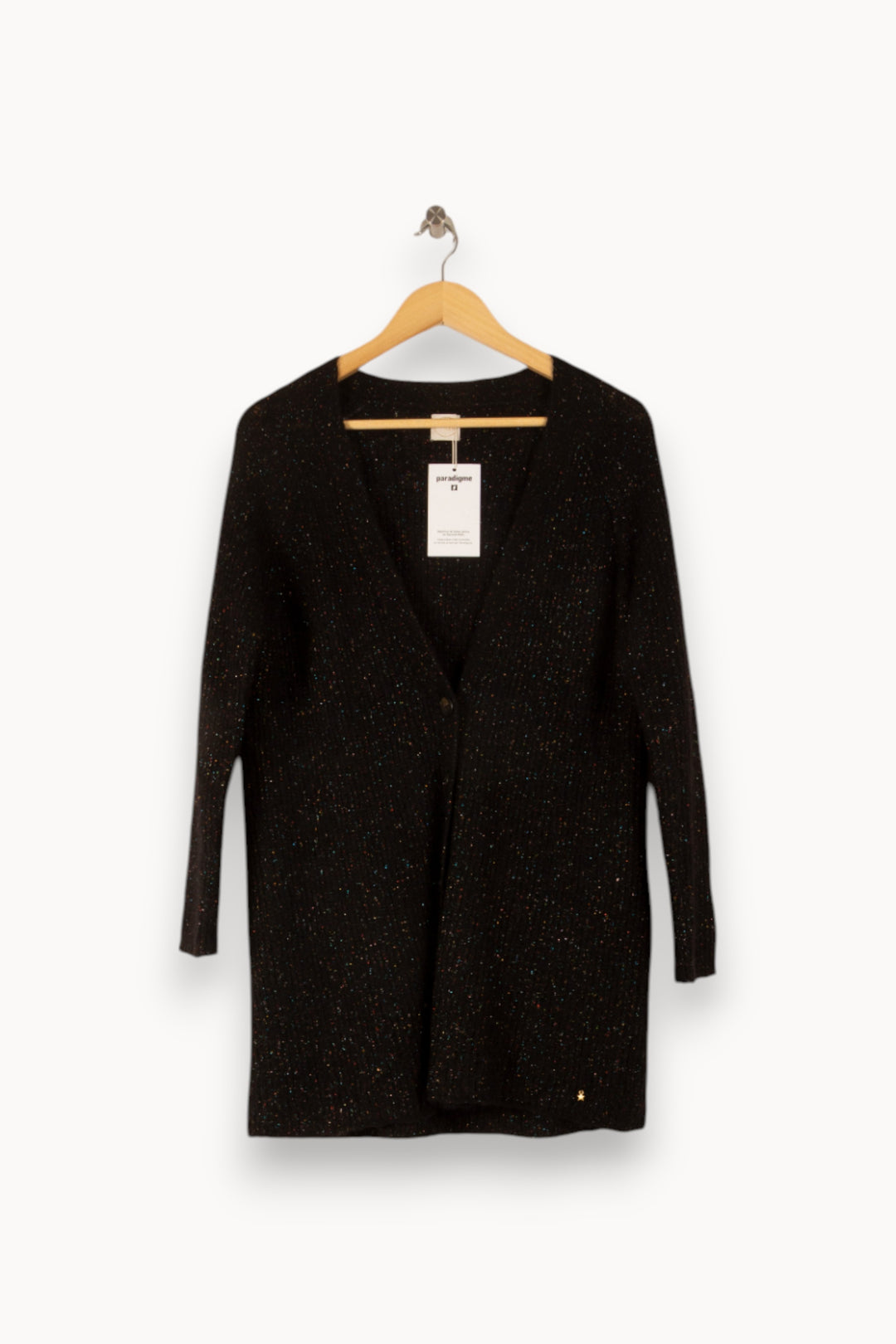 Cardigan Noir - Taille S/36 de la marque Des petits hauts | PARAD49812 - Vendu par Paradigme - Image 2
