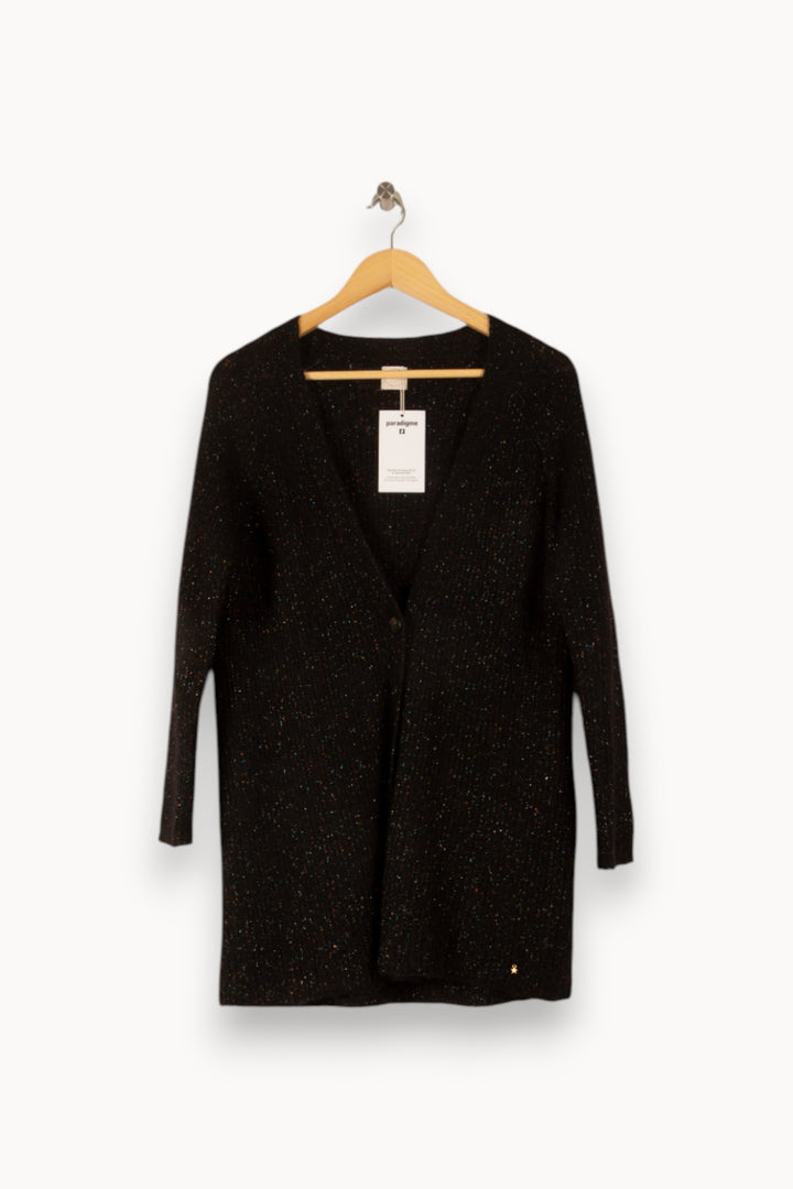 Cardigan Noir - Taille S/36 de la marque Des petits hauts | PARAD49812 - Vendu par Paradigme - Image 2