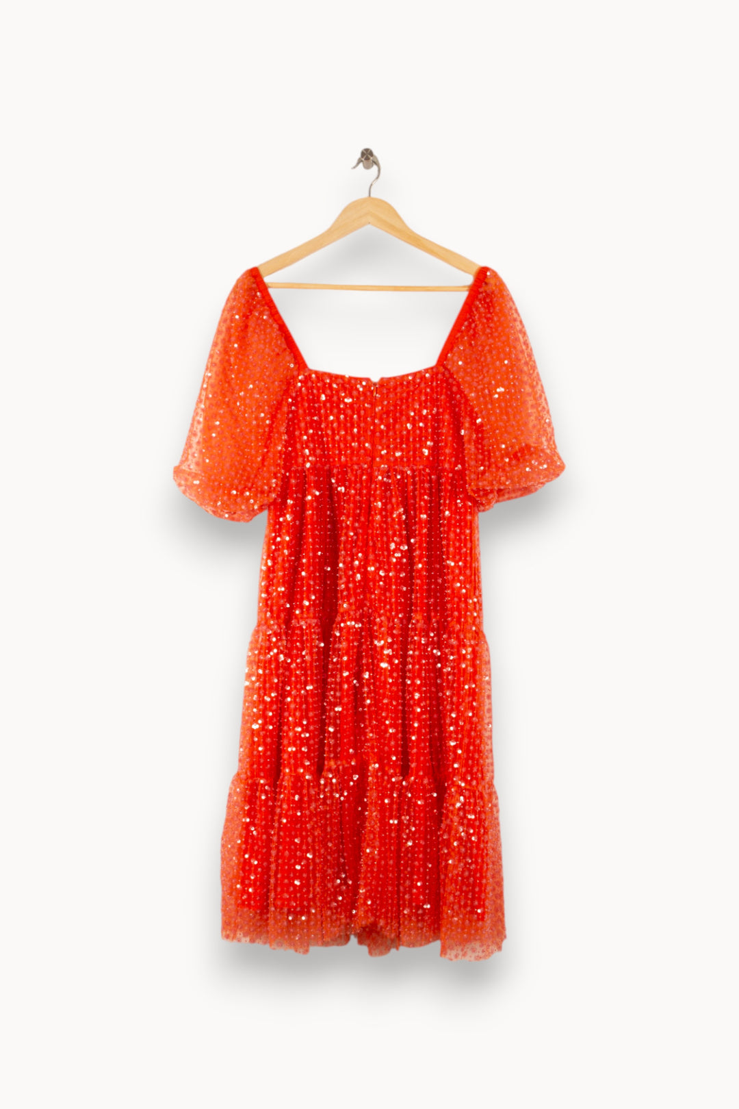Robe Midi Orange - Taille S/36 de la marque Manoush | PARAD49815 - Vendu par Paradigme - Image 4