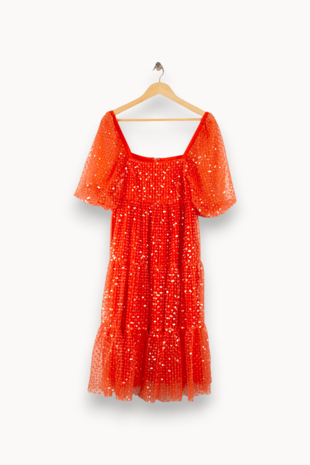 Robe Midi Orange - Taille S/36 de la marque Manoush | PARAD49815 - Vendu par Paradigme - Image 2