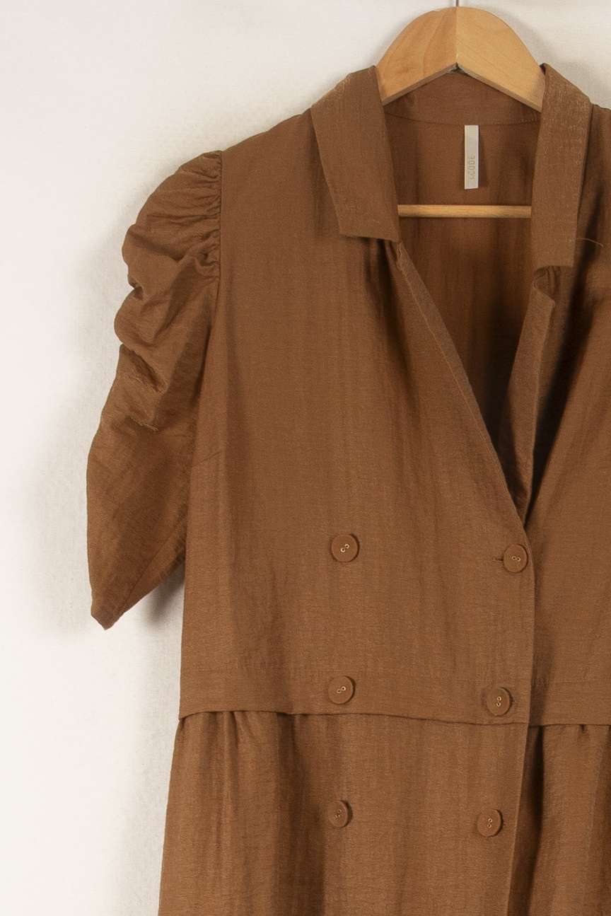 Robe Blazer Marron - Taille S/36 de la marque I.Code | PARAD49835 - Vendu par Paradigme - Image 3