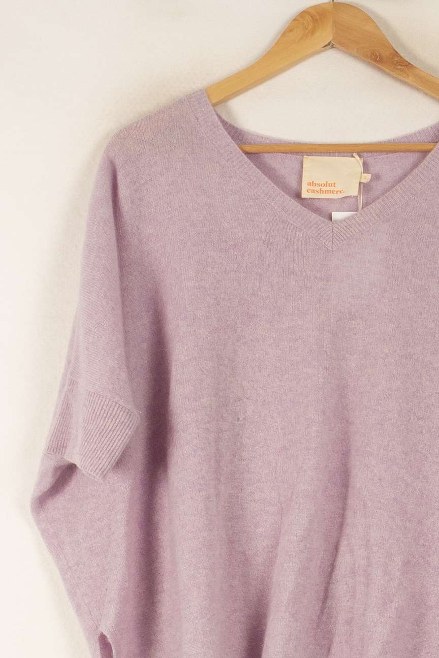 Pull Violet - Taille S/36 de la marque Absolut Cashmere | PARAD49846 - Vendu par Paradigme - Image 3