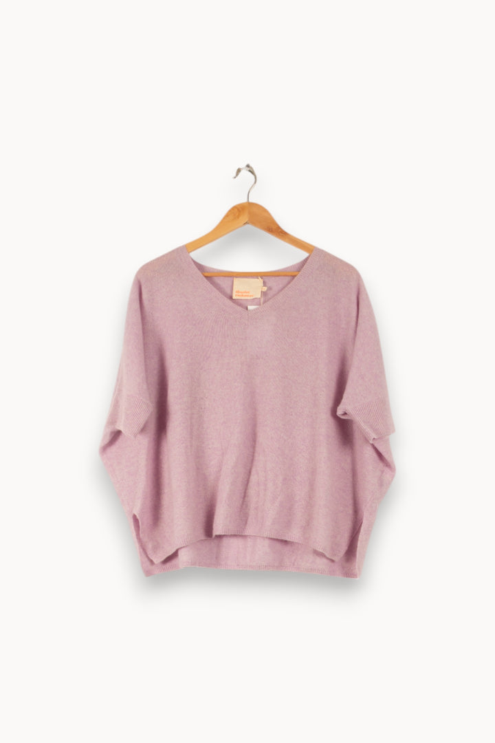 Pull Violet - Taille S/36 de la marque Absolut Cashmere | PARAD49846 - Vendu par Paradigme - Image 2