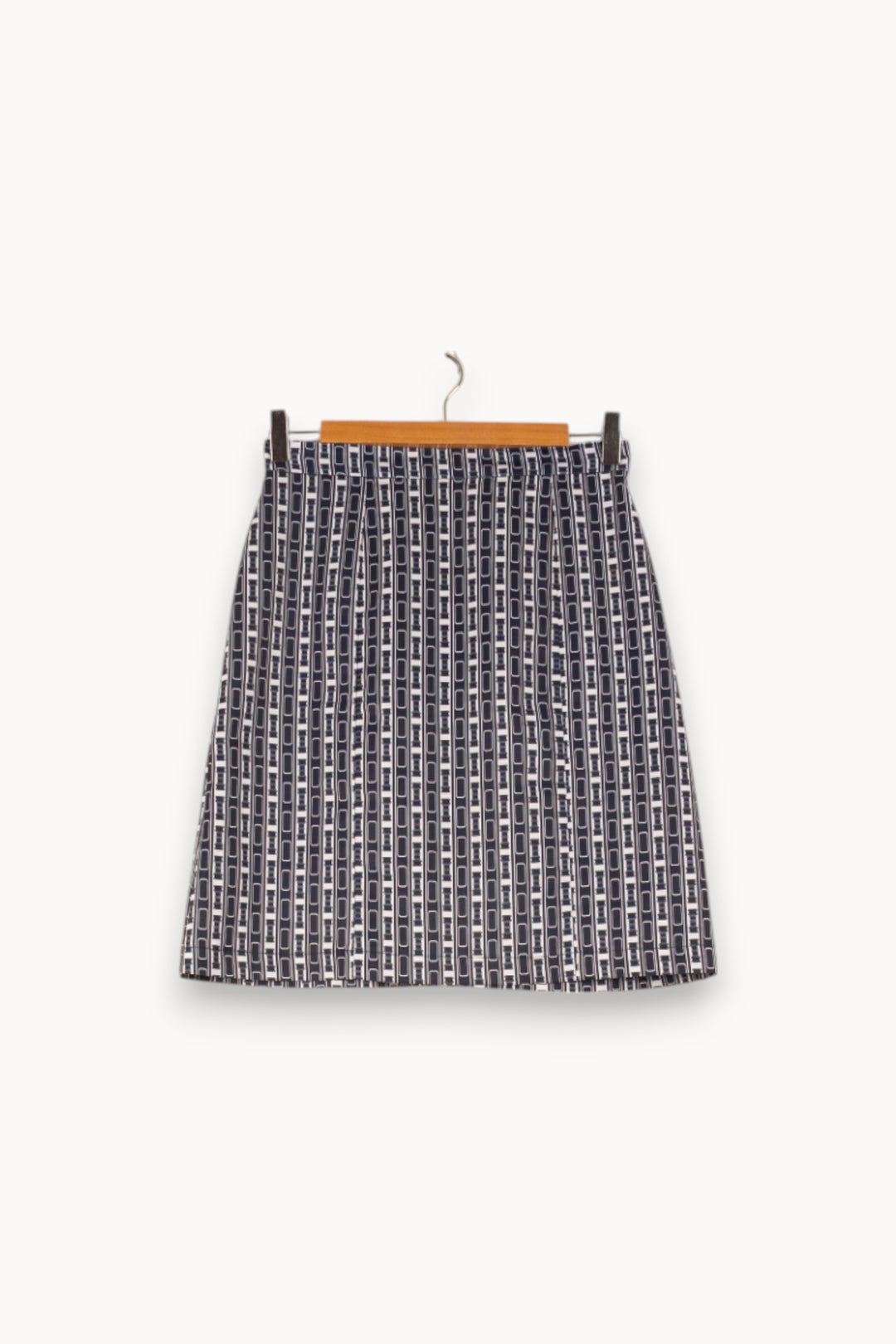 Jupe Droite Bleu et Blanc - Taille XS/34 de la marque et Paris | PARAD49847 - Vendu par Paradigme - Image 2