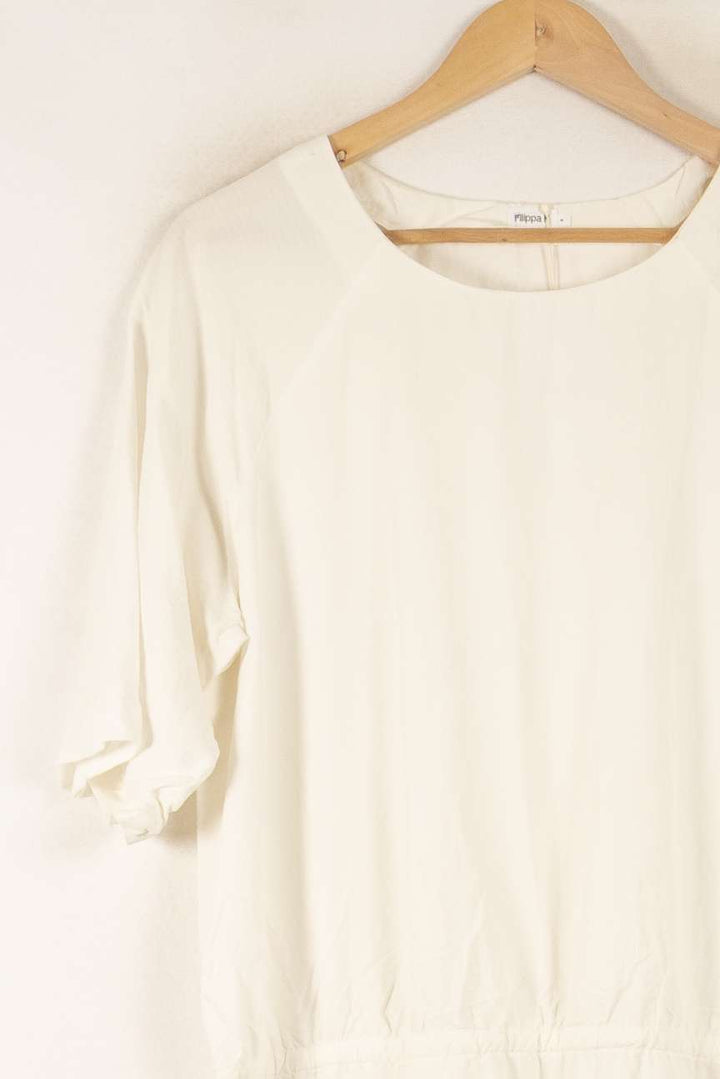 Robe Ceinturée Blanche - Taille M/38 de la marque Filippa K | PARAD49848 - Vendu par Paradigme - Image 3