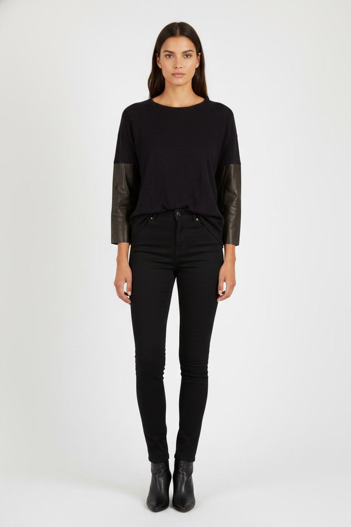 Pull Bleu et Noir - Taille M/38