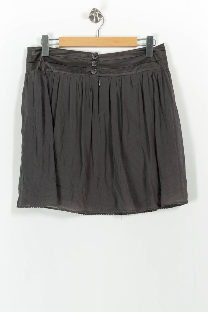 Jupe Plissée Grise - Taille L/40 de la marque Zadig&Voltaire | PARAD49859 - Vendu par Paradigme - Image 4