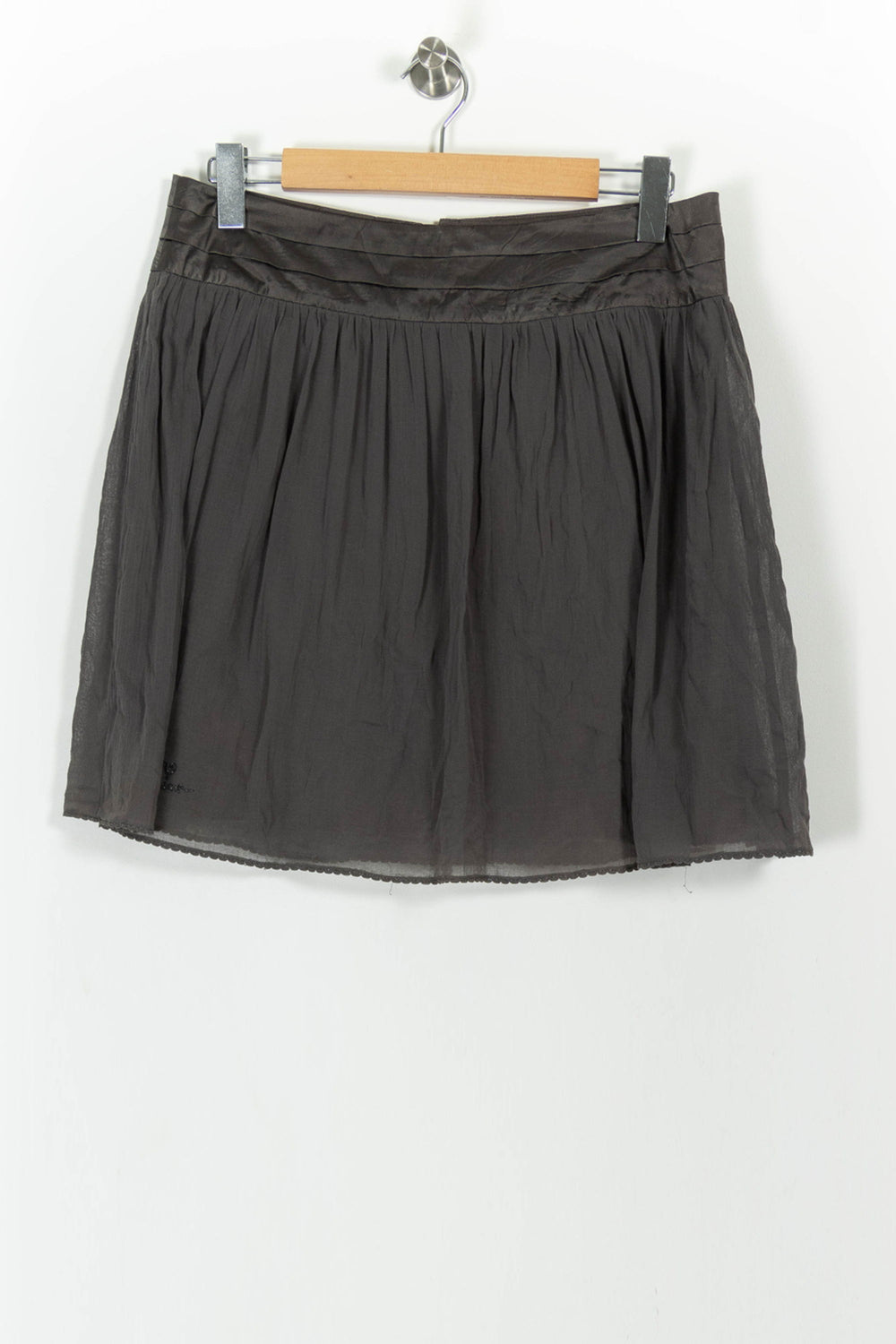 Jupe Plissée Grise - Taille L/40 de la marque Zadig&Voltaire | PARAD49859 - Vendu par Paradigme - Image 2