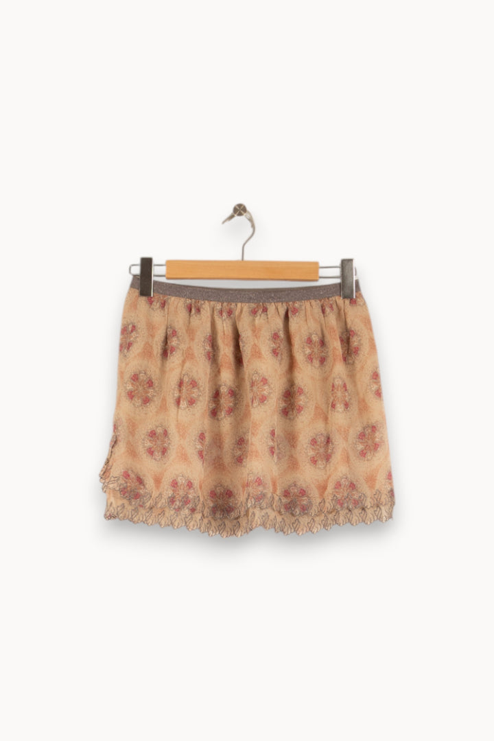 Jupe Courte Rose et Beige - Taille L/40 de la marque Zadig&Voltaire | PARAD49860 - Vendu par Paradigme - Image 4