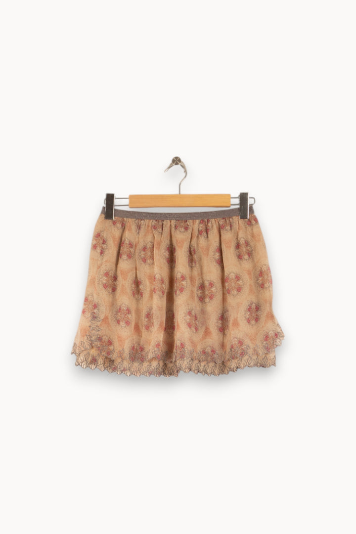 Jupe Courte Rose et Beige - Taille L/40 de la marque Zadig&Voltaire | PARAD49860 - Vendu par Paradigme - Image 2