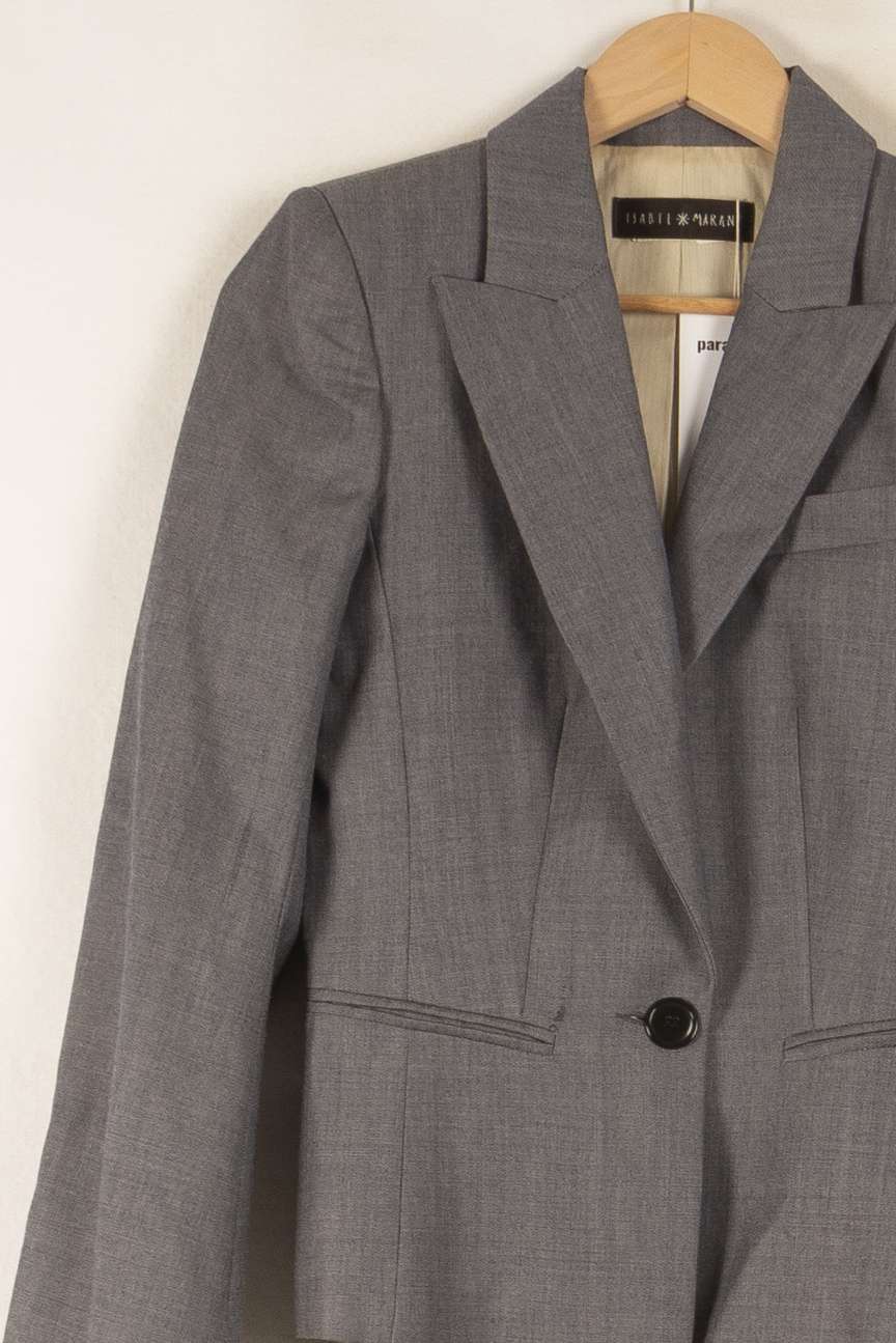Veste Grise - Taille M/38 de la marque Isabel Marant étoile | PARAD49861 - Vendu par Paradigme - Image 3