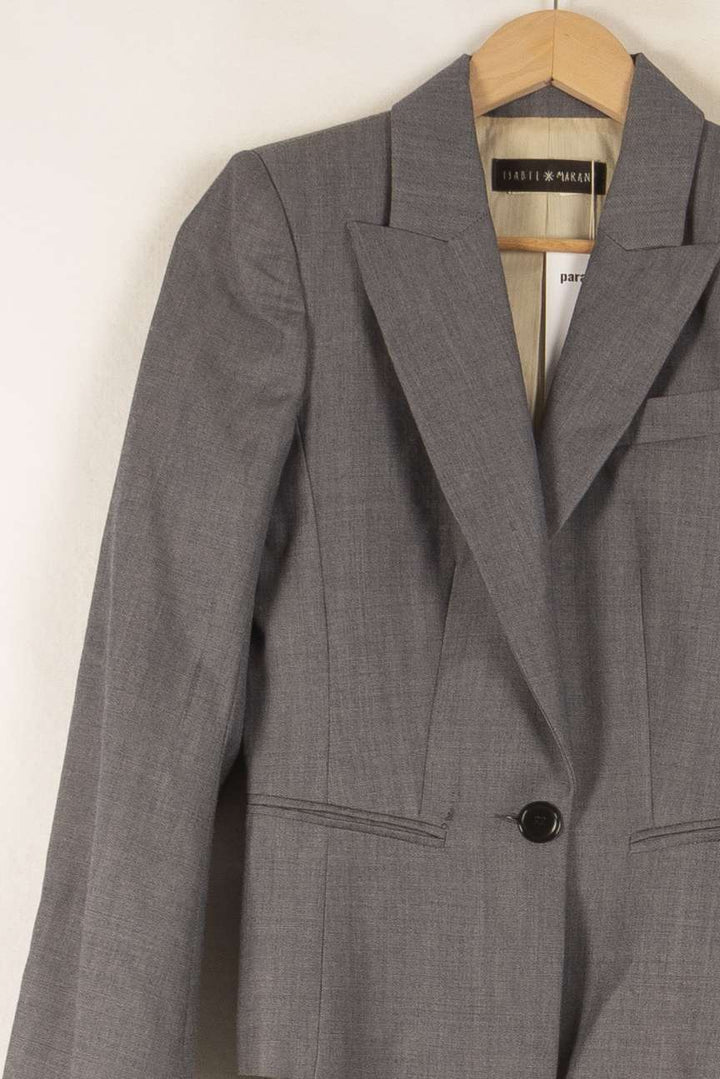 Veste Grise - Taille M/38 de la marque Isabel Marant étoile | PARAD49861 - Vendu par Paradigme - Image 3