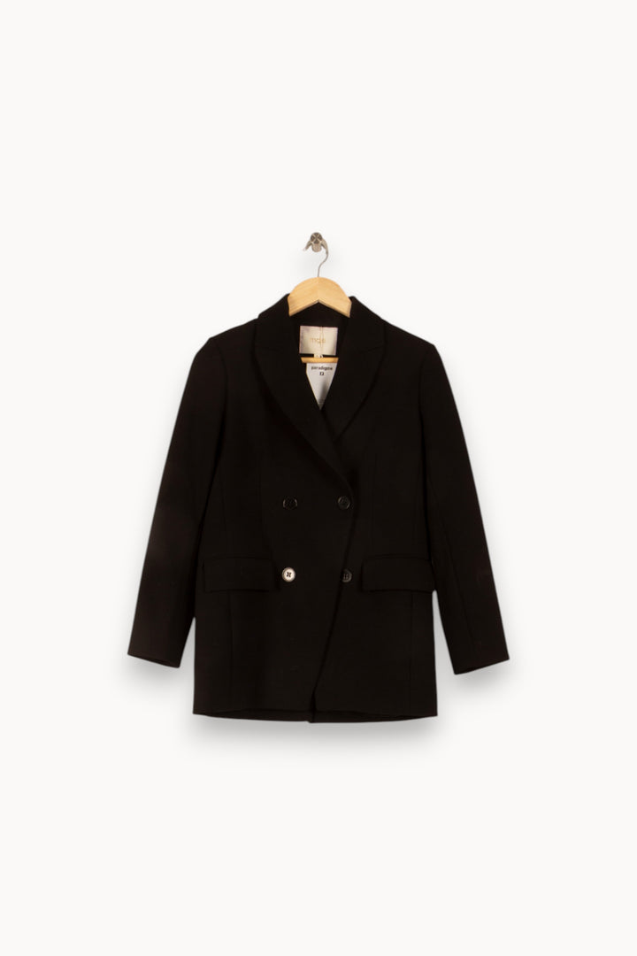 Blazer Noir - Taille S/36 de la marque Maje | PARAD49866 - Vendu par Paradigme - Image 2
