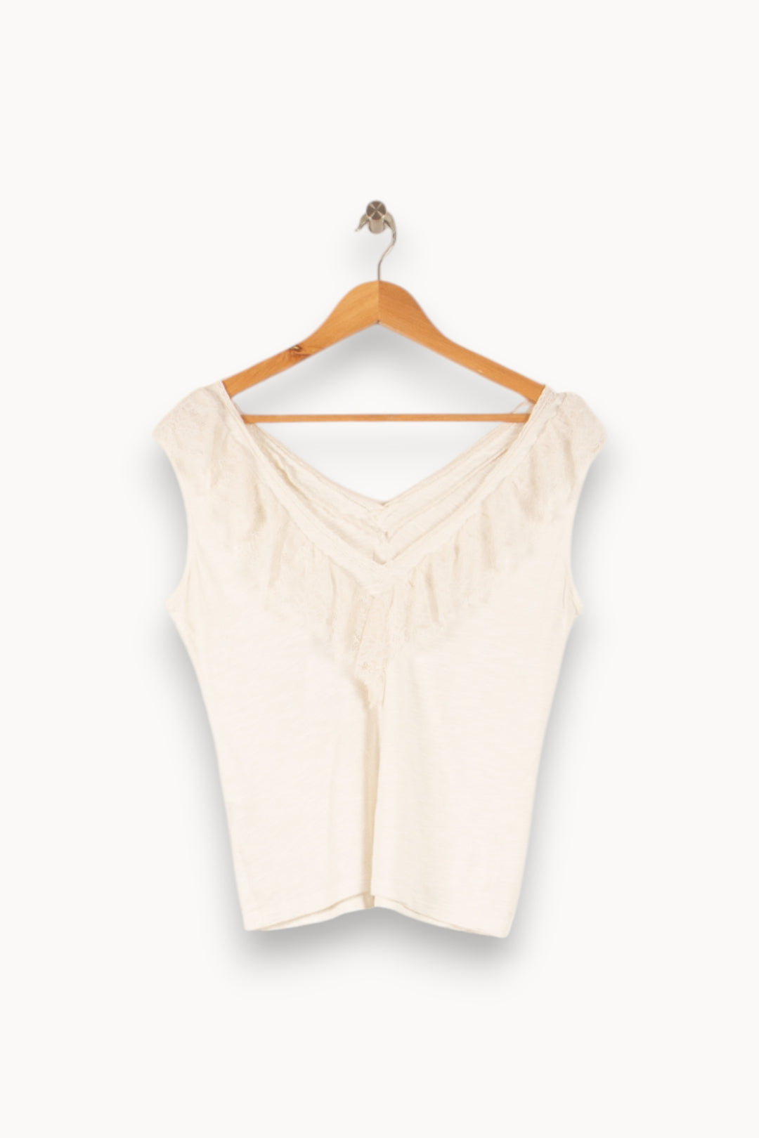 Top Blanc - Taille M/38 de la marque Claudie Pierlot | PARAD49867 - Vendu par Paradigme - Image 4