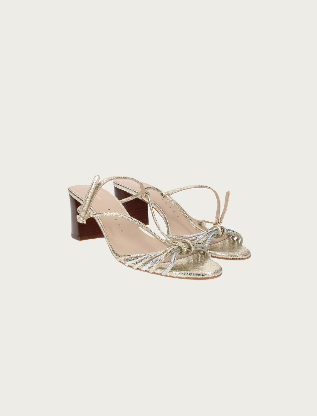 Sandales Dorées - Taille L/40 de la marque Petite Mendigote | PARAD49870 - Vendu par Paradigme - Image 4