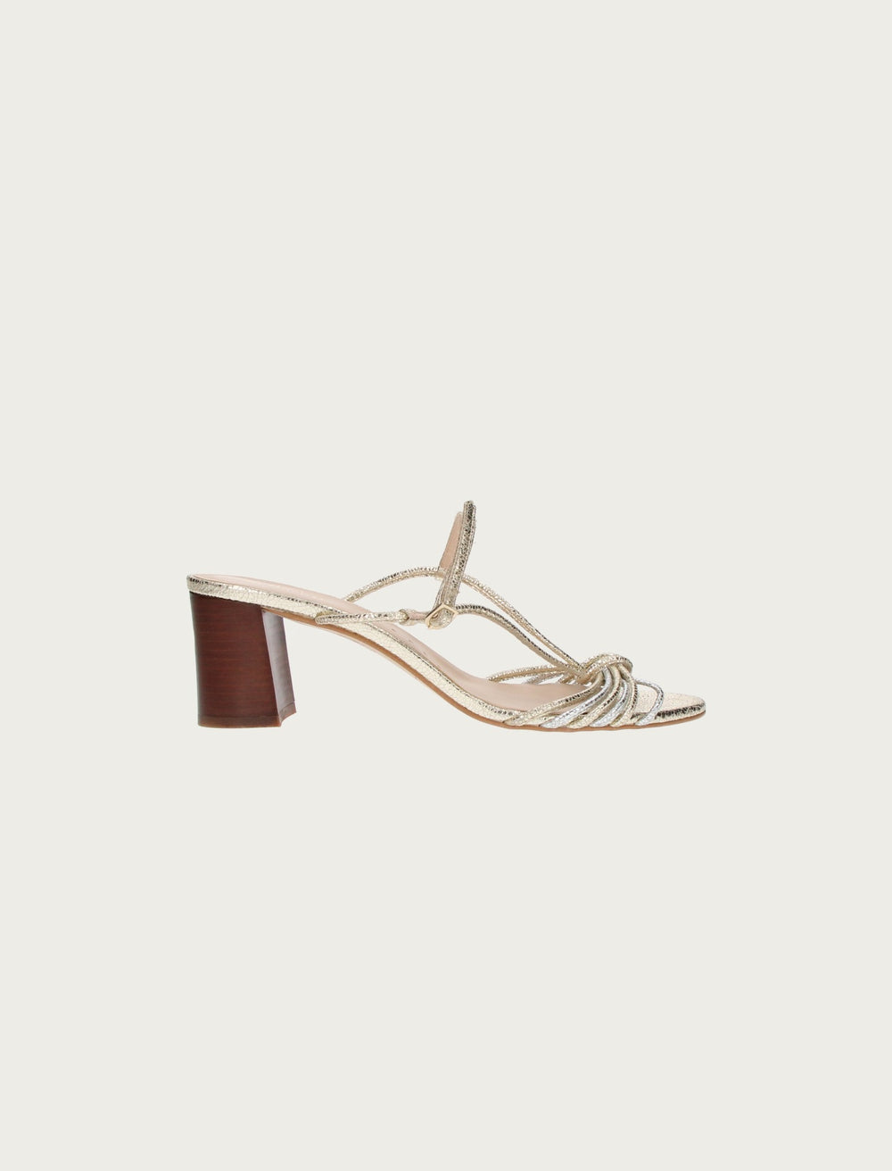 Sandales Dorées - Taille L/40 de la marque Petite Mendigote | PARAD49870 - Vendu par Paradigme - Image 2