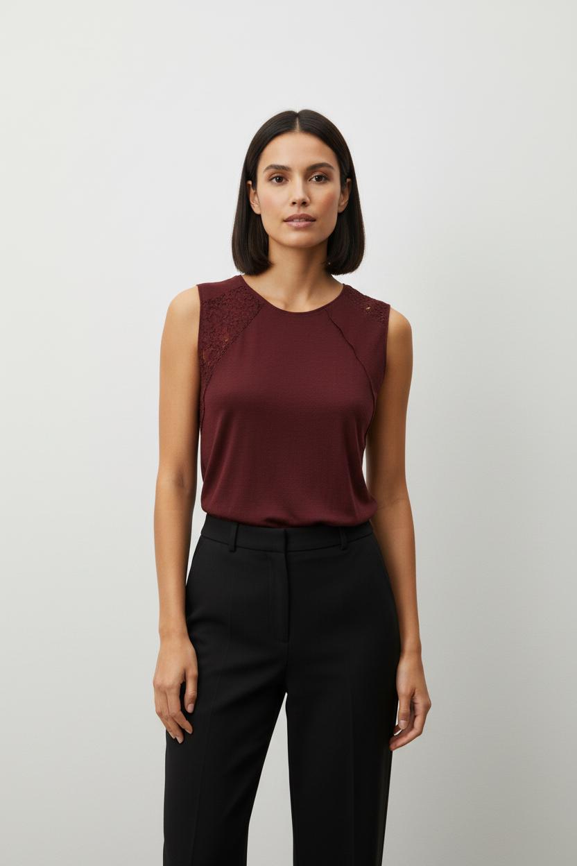 Débardeur Bordeaux - Taille XS/34