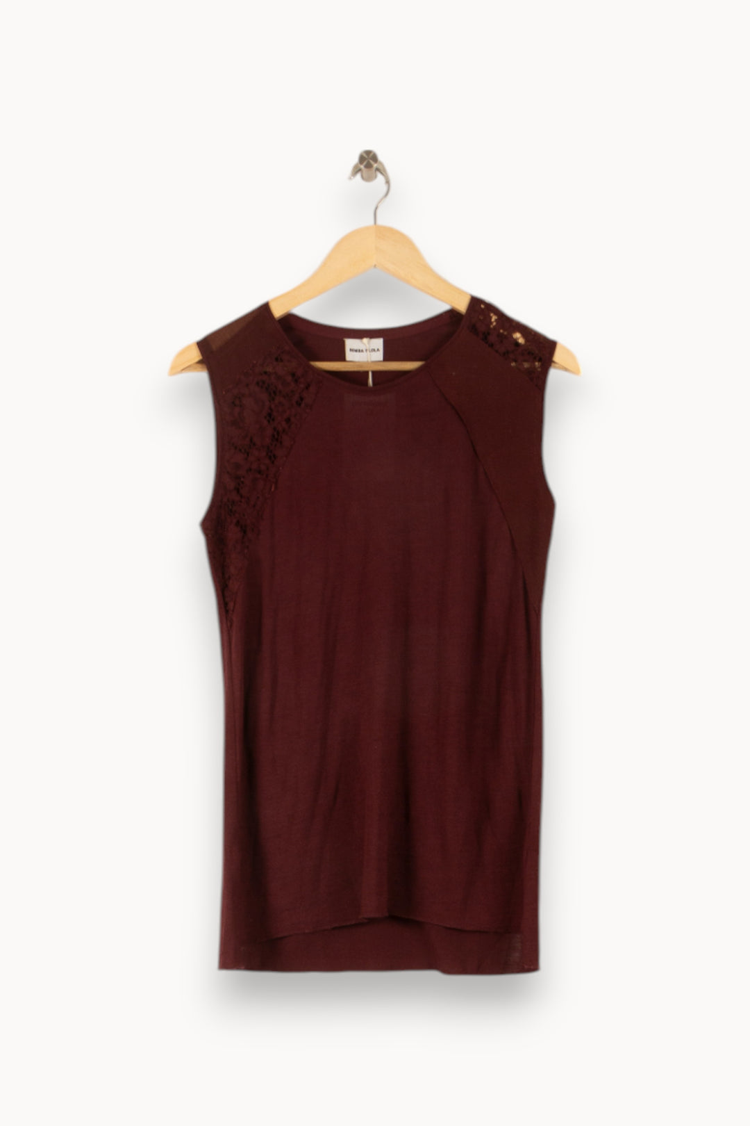 Débardeur Bordeaux - Taille XS/34 de la marque Bimba y Lola | PARAD49871 - Vendu par Paradigme - Image 2