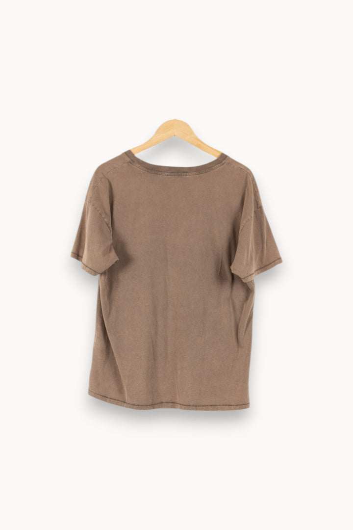 Tee-shirt Gris - Taille S/36 de la marque American Vintage | PARAD49872 - Vendu par Paradigme - Image 4