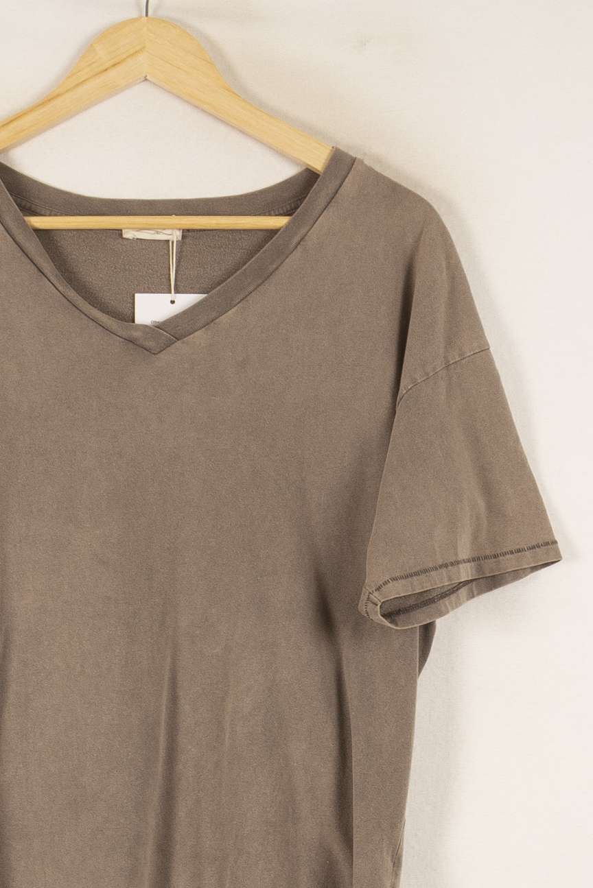 Tee-shirt Gris - Taille S/36 de la marque American Vintage | PARAD49872 - Vendu par Paradigme - Image 3