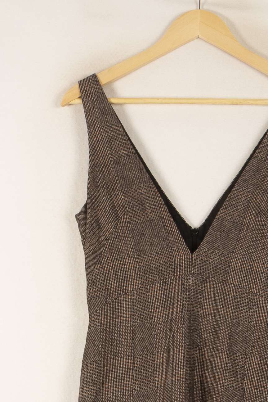 Robe Sans Manches Marron - Taille S/36 de la marque Caroll | PARAD49876 - Vendu par Paradigme - Image 3