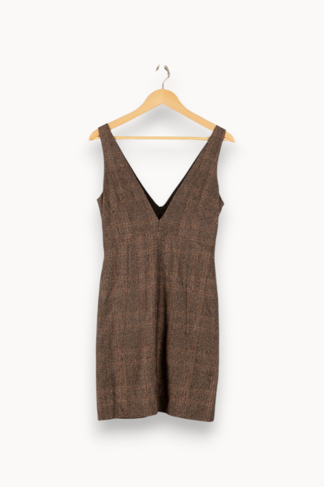 Robe Sans Manches Marron - Taille S/36 de la marque Caroll | PARAD49876 - Vendu par Paradigme - Image 2
