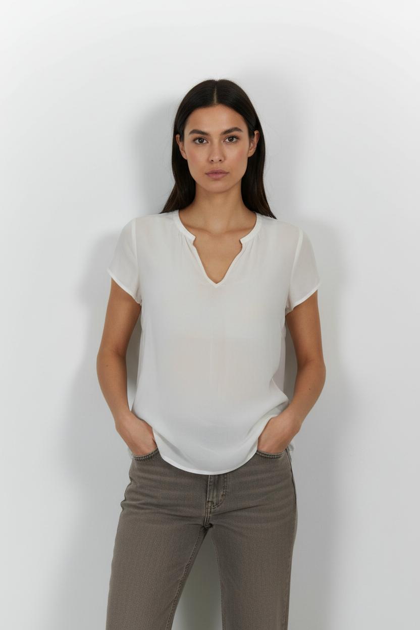 Blouse Blanche - Taille XL/42 de la marque Comptoir des Cotonniers | PARAD49886 - Vendu par Paradigme - Image 1