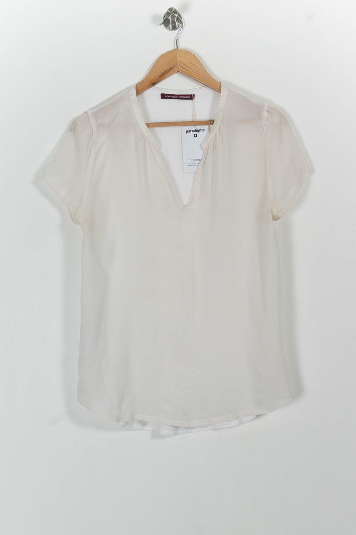 Blouse Blanche - Taille XL/42 de la marque Comptoir des Cotonniers | PARAD49886 - Vendu par Paradigme - Image 2