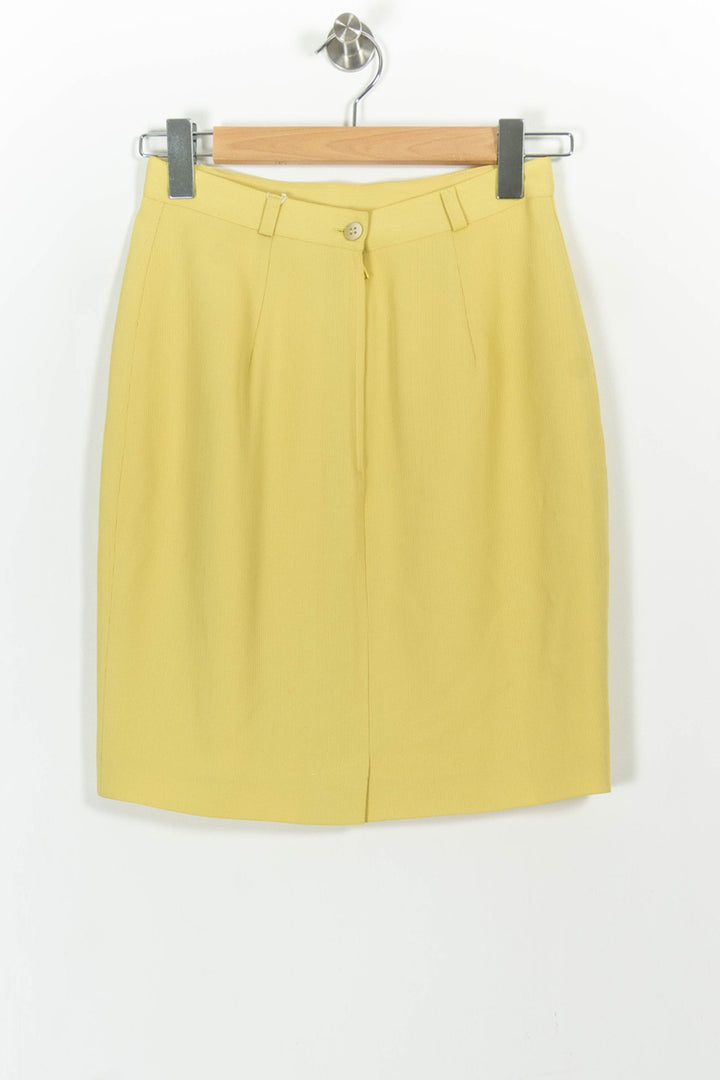 Jupe Crayon Jaune - Taille L/40 de la marque Gerard Darel | PARAD49891 - Vendu par Paradigme - Image 4