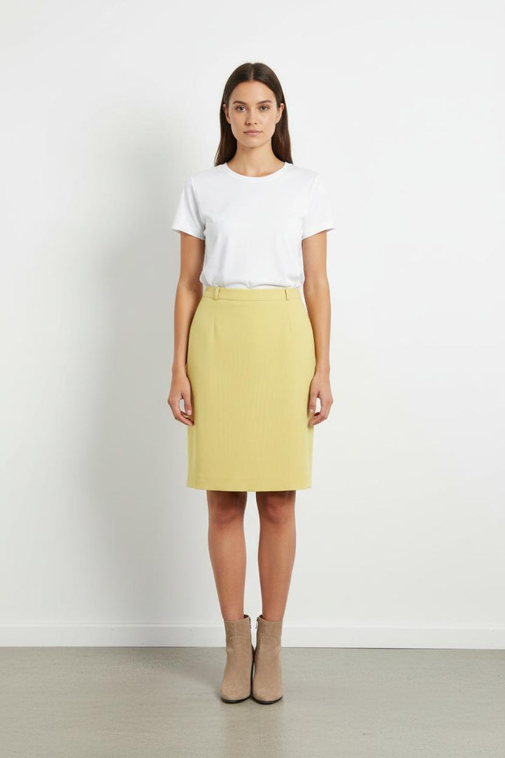 Jupe Crayon Jaune - Taille L/40 de la marque Gerard Darel | PARAD49891 - Vendu par Paradigme - Image 1