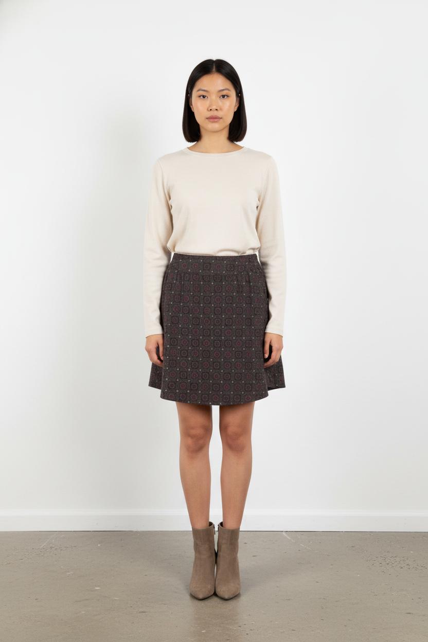 Jupe Courte Grise - Taille L/40