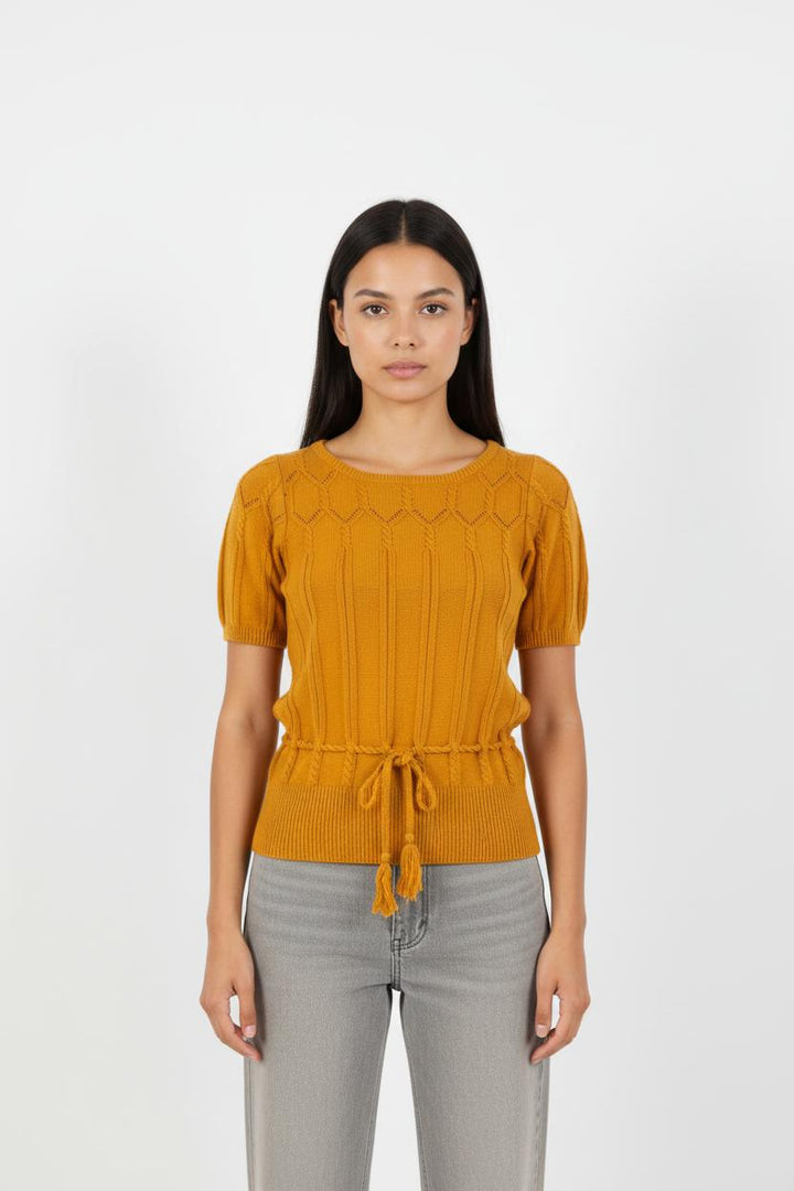 Pull Jaune - Taille XS/34