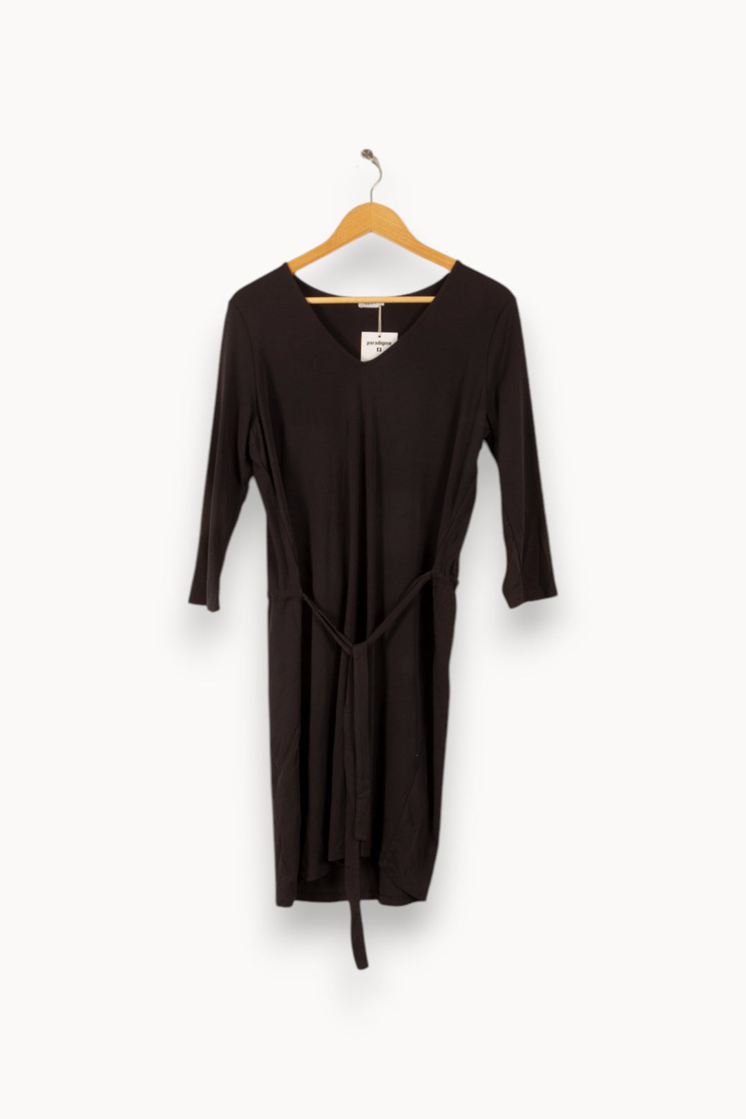 Robe Ceinturée Noire - Taille L/40 de la marque Filippa K | PARAD49909 - Vendu par Paradigme - Image 2