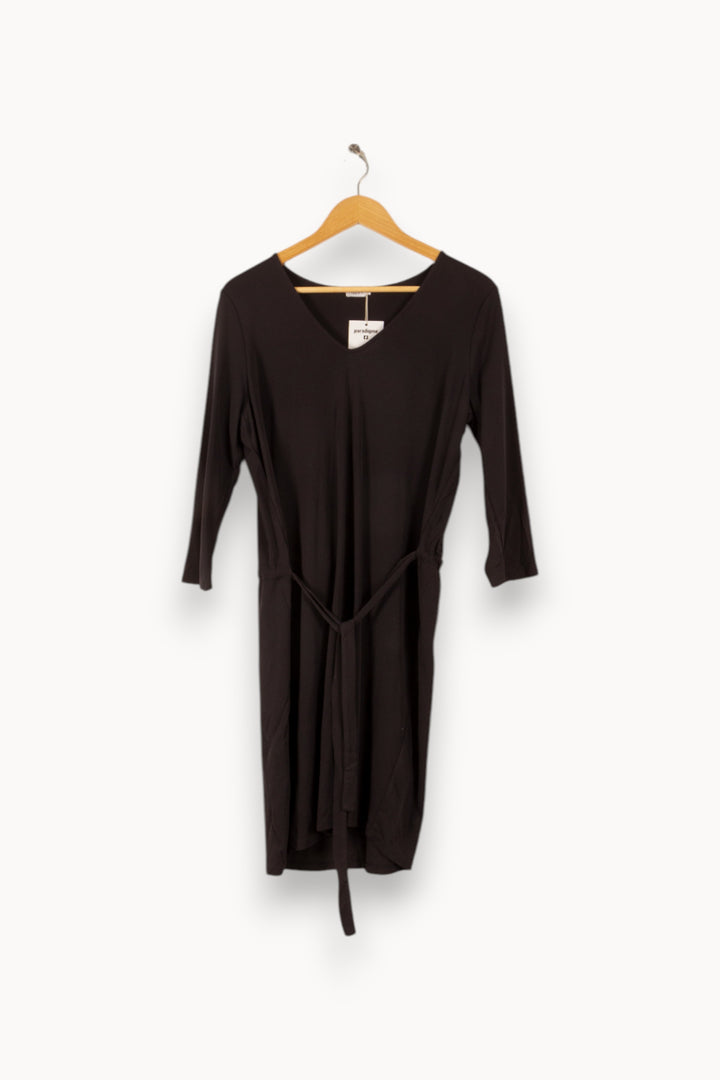 Robe Ceinturée Noire - Taille L/40 de la marque Filippa K | PARAD49909 - Vendu par Paradigme - Image 2