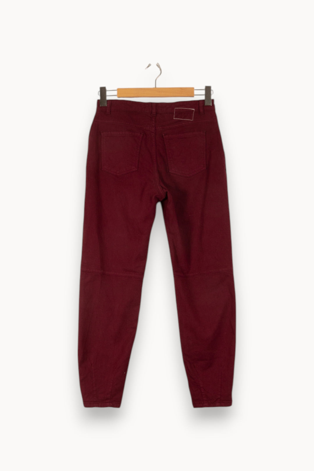 Pantalon Bordeaux - Taille S/36 de la marque Léon & Harper | PARAD49920 - Vendu par Paradigme - Image 4